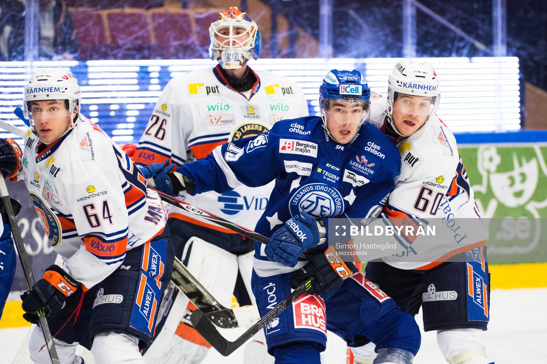 Leksands Tobias Forsberg oroar Växjös Eric Martinsson och