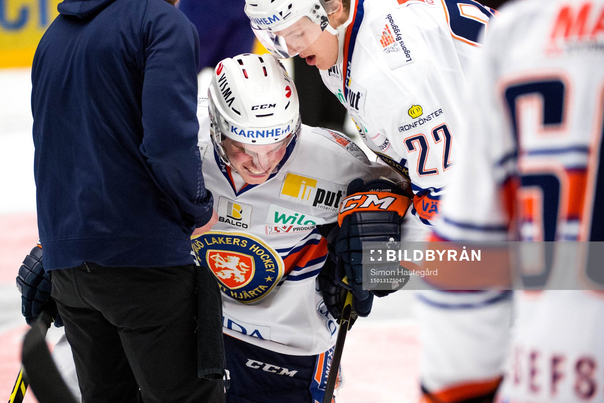 Växjös Robin Söderquist har ont