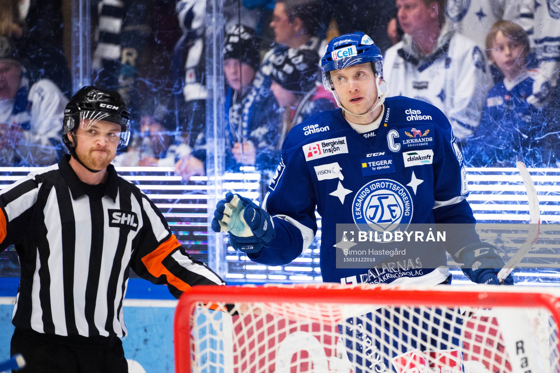 Domaren Johan Häll och Leksands Johan Ryno