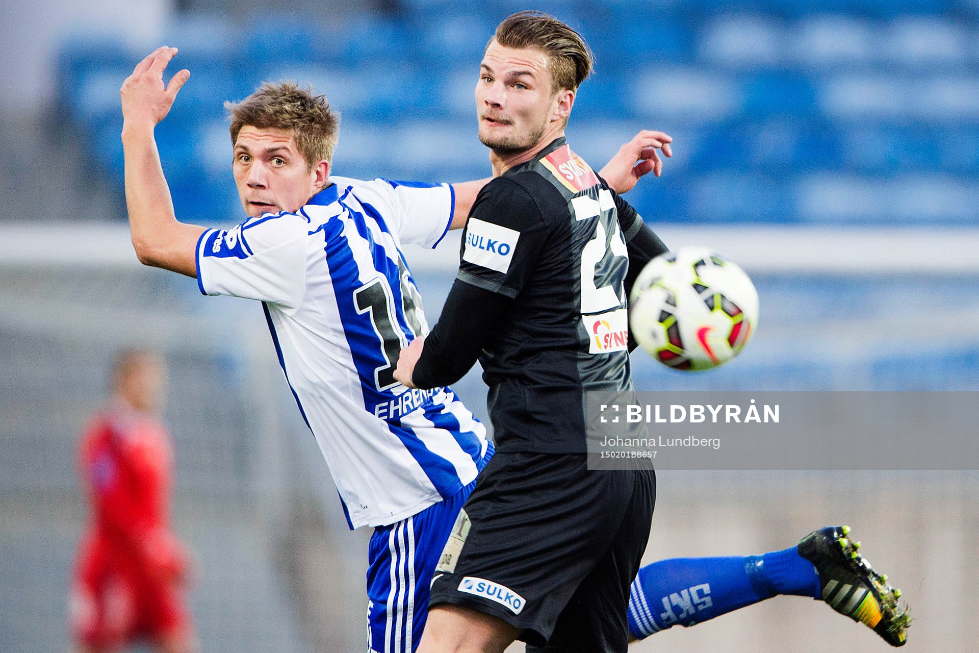 IFK Göteborgs Mikael Boman och Jablonecs Vit Benes