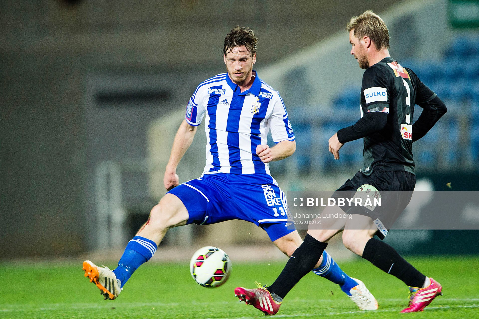 IFK Göteborgs Gustav Svensson och Jablonecs Tomas
