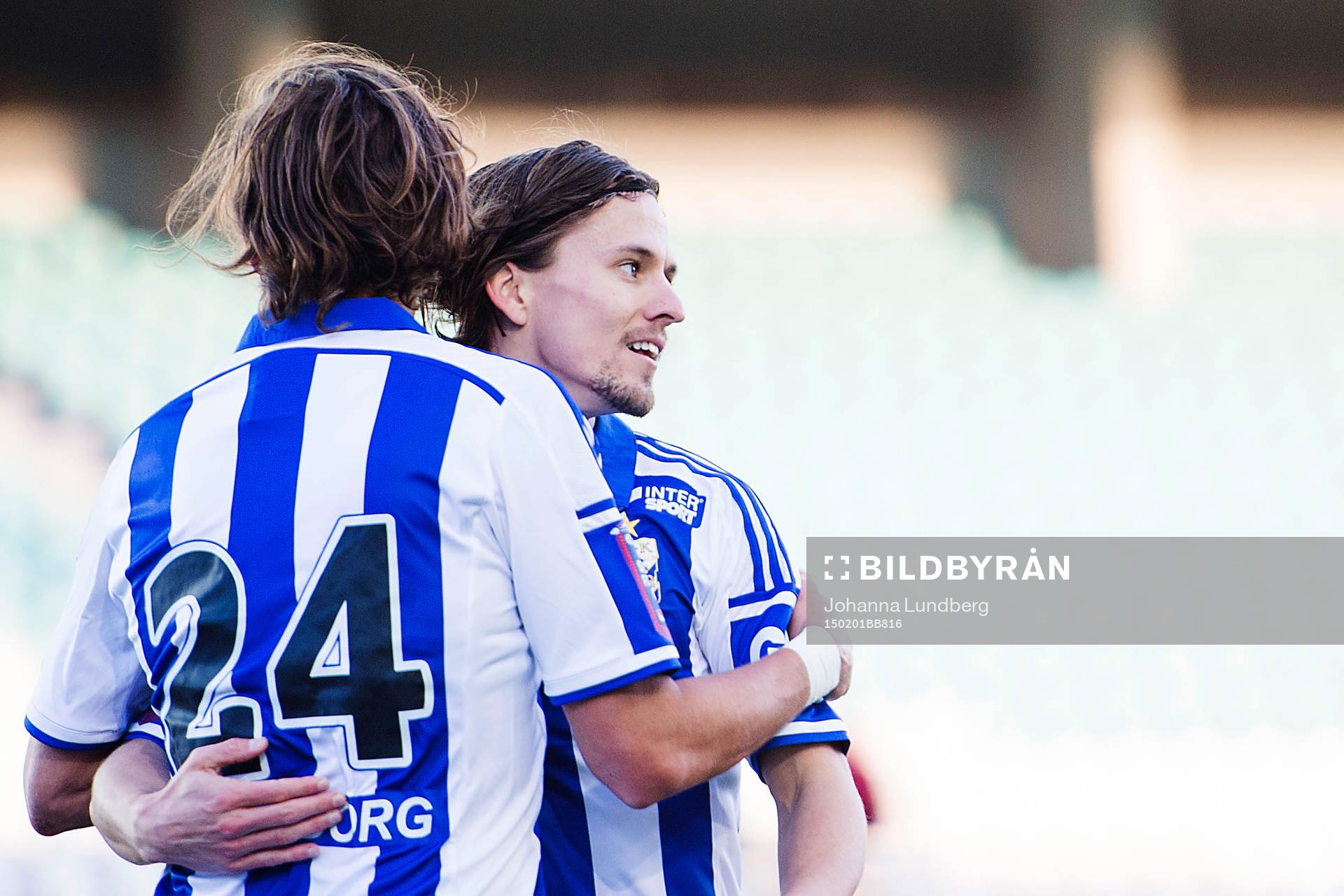 IFK Göteborgs Lasse Vibe gör 3-0 och jublar med Tom