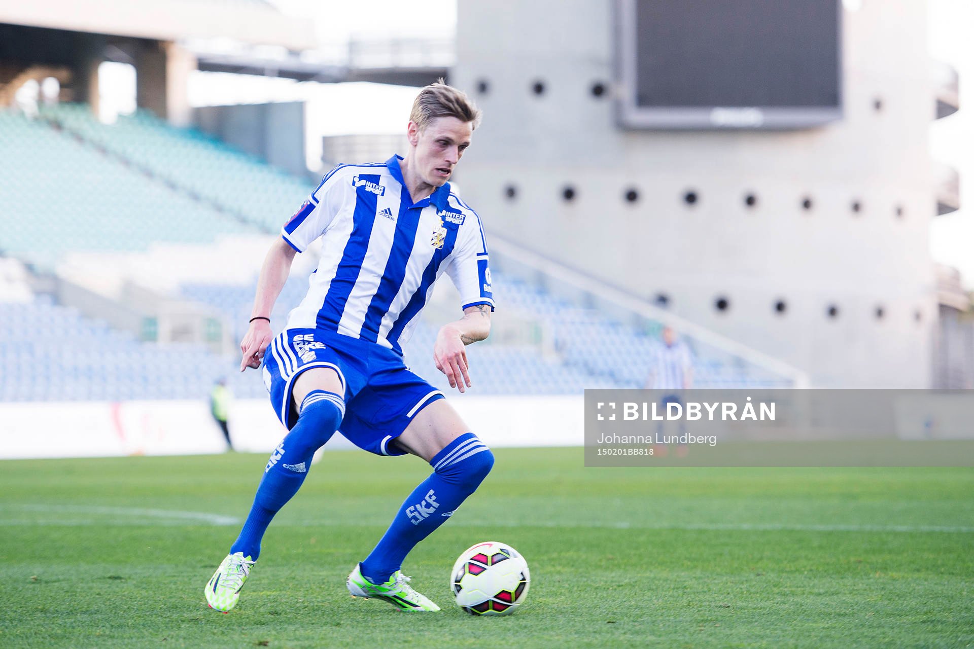 IFK Göteborgs Sören Rieks under en träningsmatch i fotboll mellan IFK Göteborg och FK Jablonec den 2 februari 2015 i Faro. 