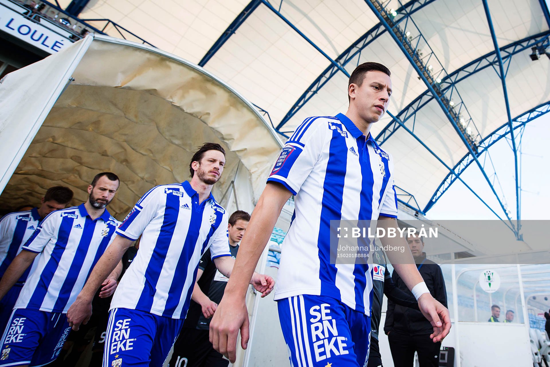IFK Göteborgs Martin Smedberg Dalence (längst framf)
