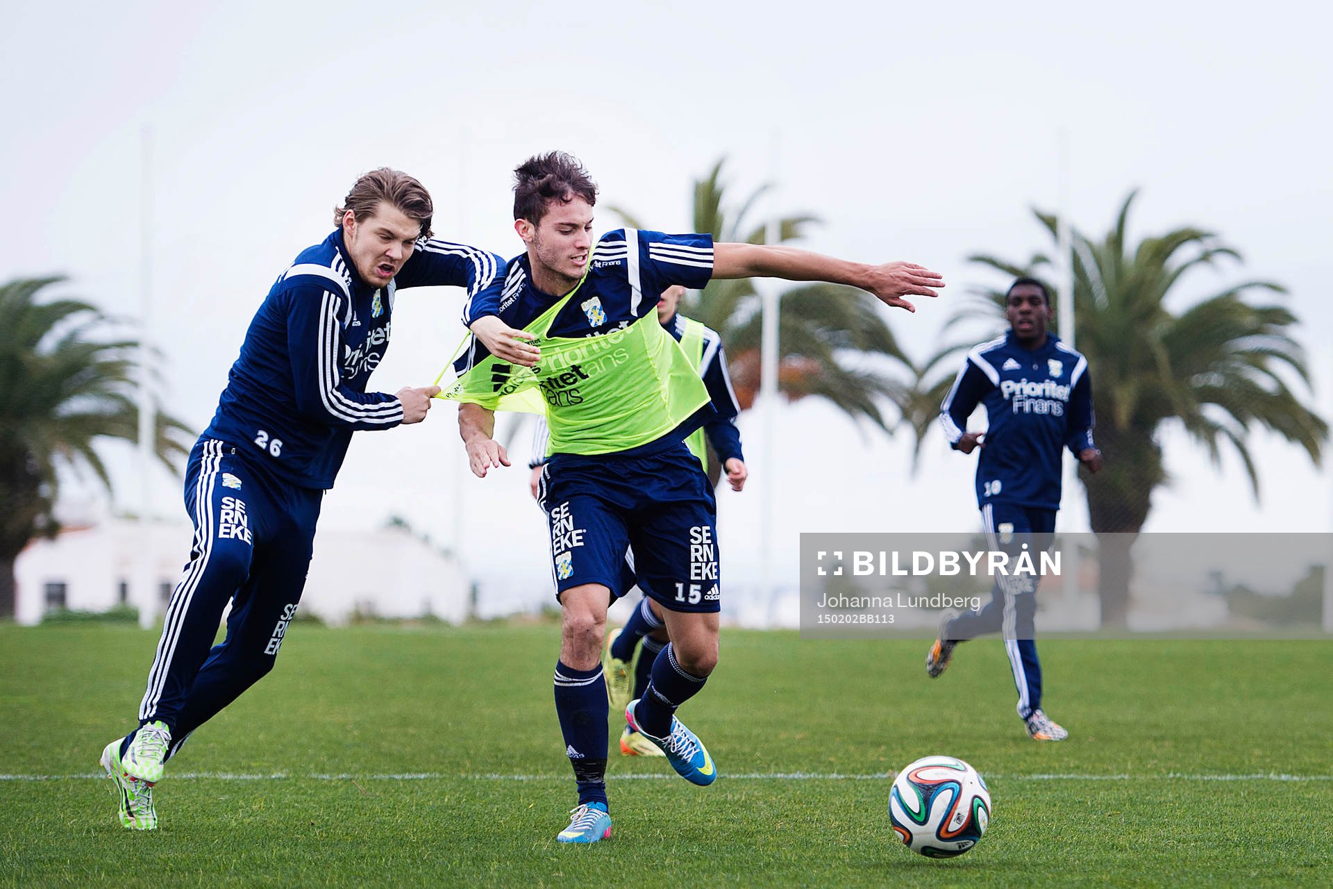 IFK Göteborgs Karl Bohm och Patrick dos Santos da Cruz