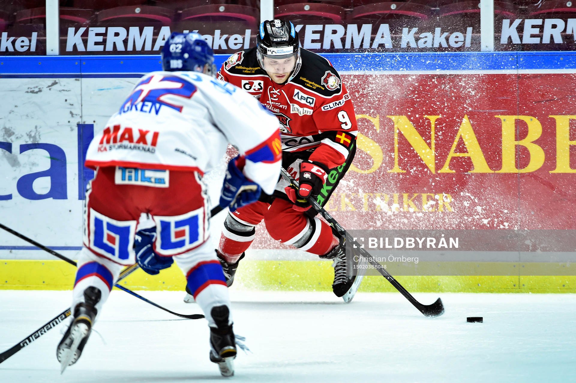 Malmö Redhawks Frederik Storm utmanar Oskarshamns Manuel