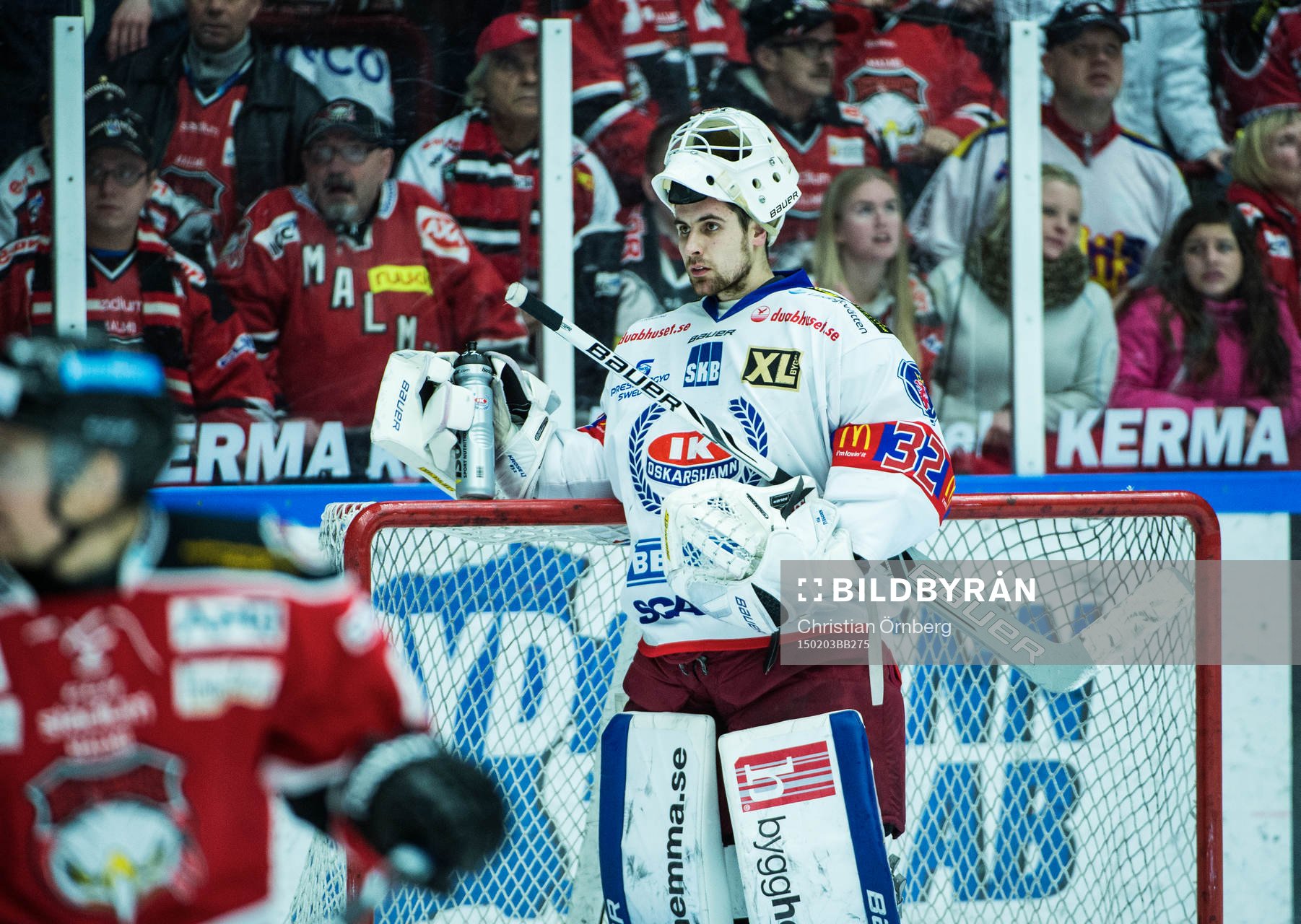 Oskarshamns målvakt Gasper Kroselj