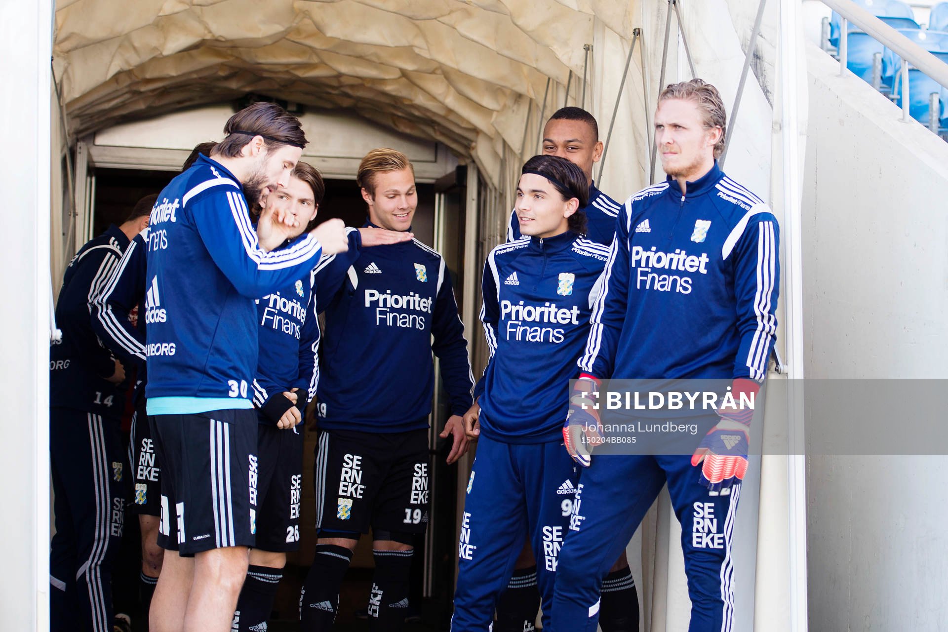 IFK Göteborgs Mattias Bjärsmyr, Gustav Engvall, Martin