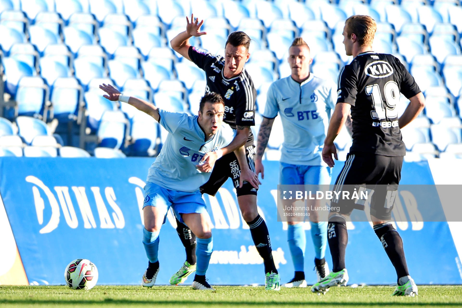 IFK Göteborgs Martin Smedberg Dalence och Dynamo Moskvas