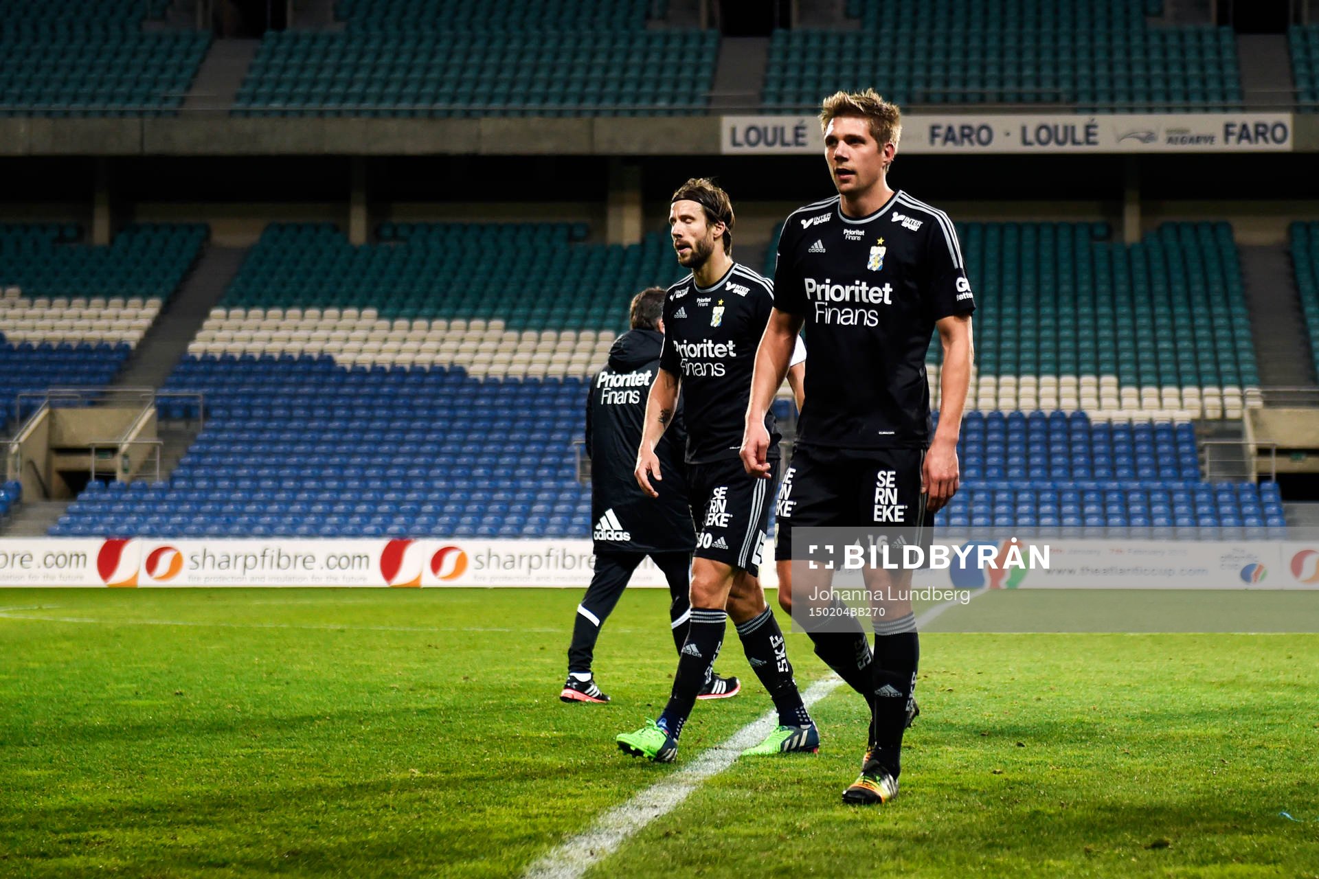 IFK Göteborgs Mattias Bjärsmyr och Mikael Boman deppar