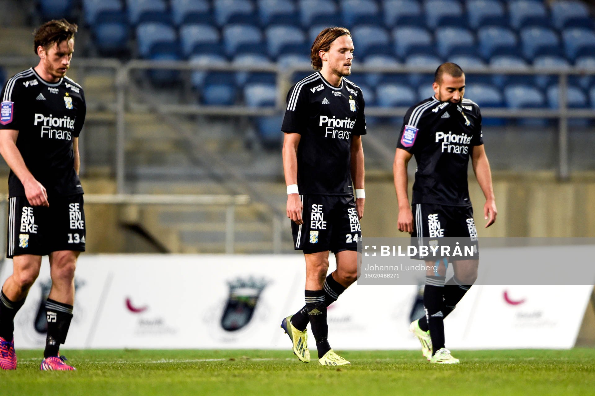 IFK Göteborgs Gustav Svensson, Tom Pettersson och Haitam