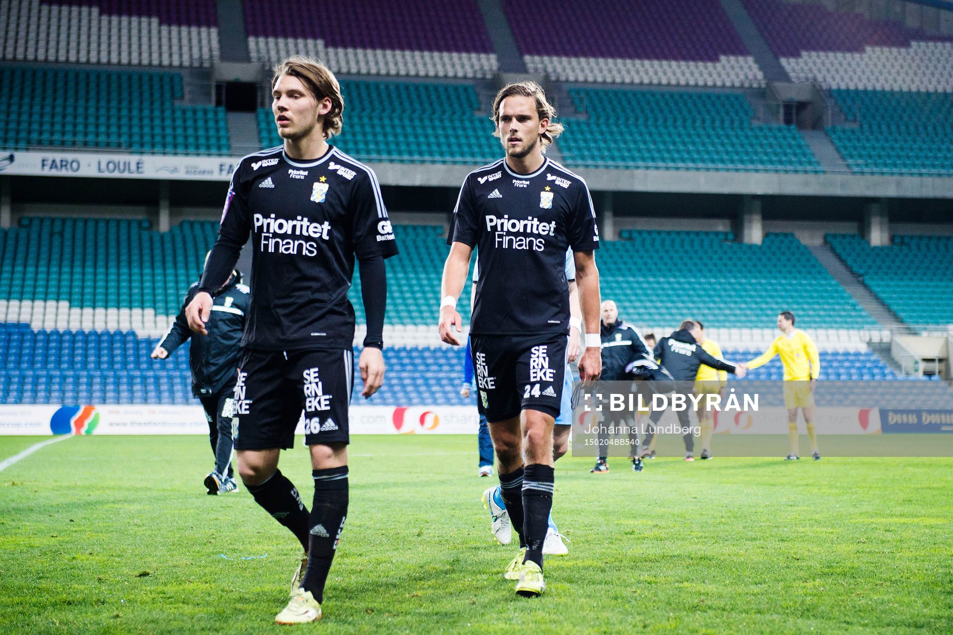 IFK Göteborgs Karl Bohm och Tom Pettersson