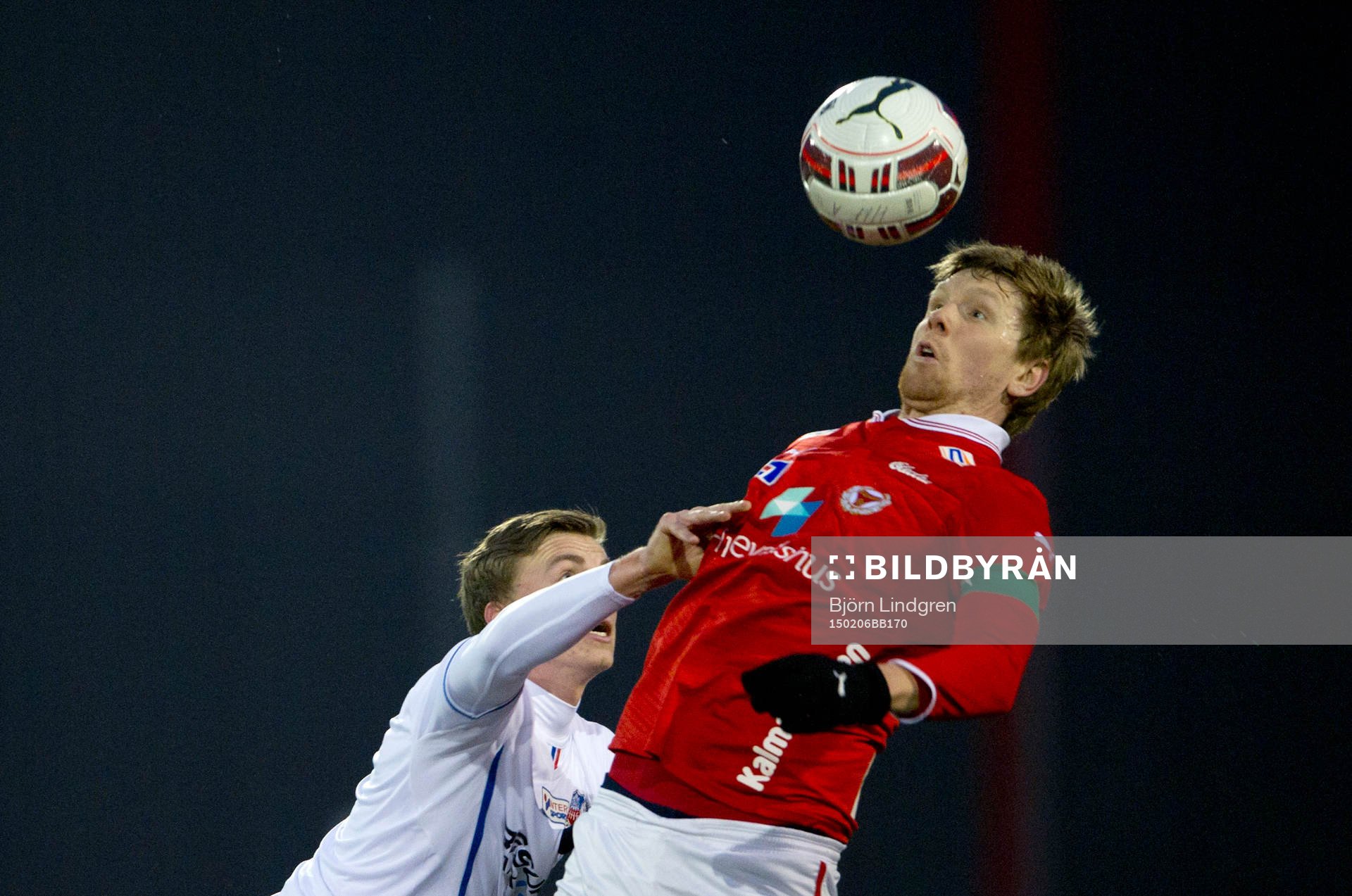 Helsingborgs Carl Johansson mot Kalmars David Elm