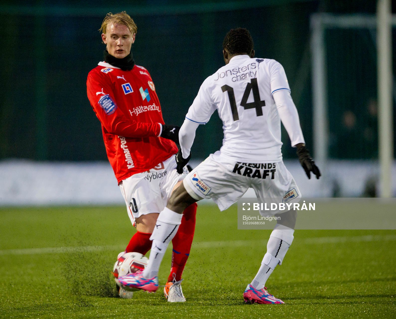 Kalmars Ludvig Öhman stoppar Helsingborgs Lalawélé