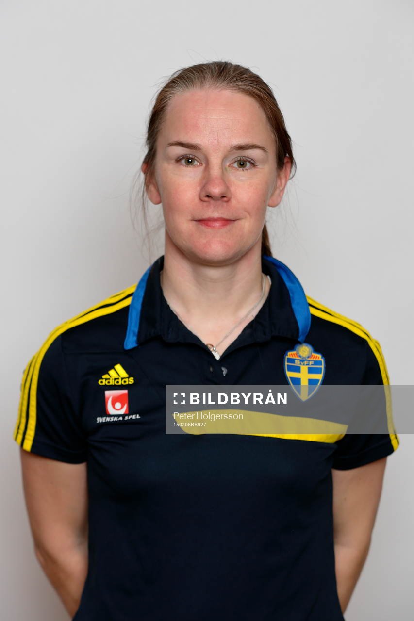 domare Åsa Olsson under porträttfotografering 06 februari 2015 i Linköping.