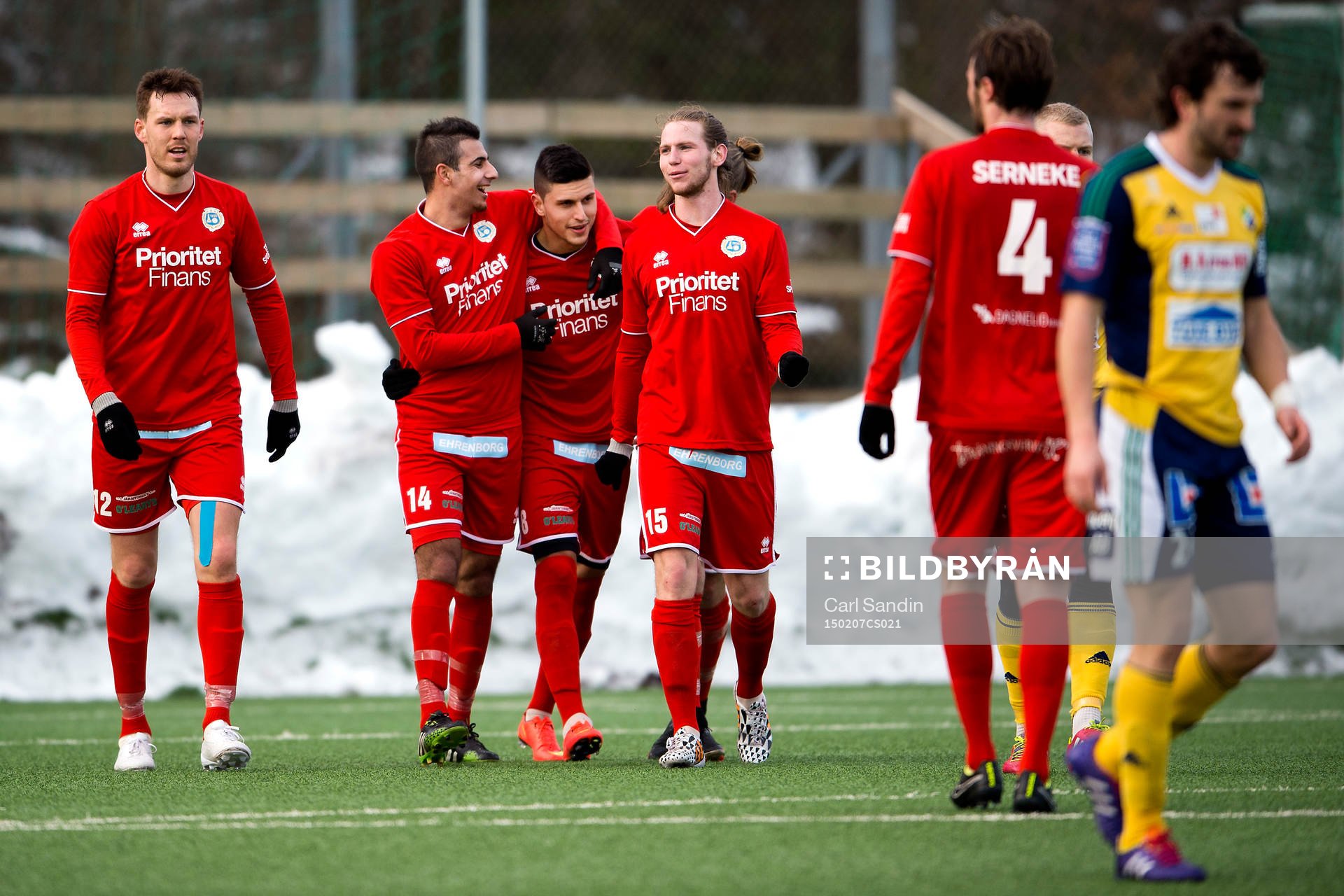 Utsiktens Anders Mogren, Enis Maljici, Luka Mijaljevic och
