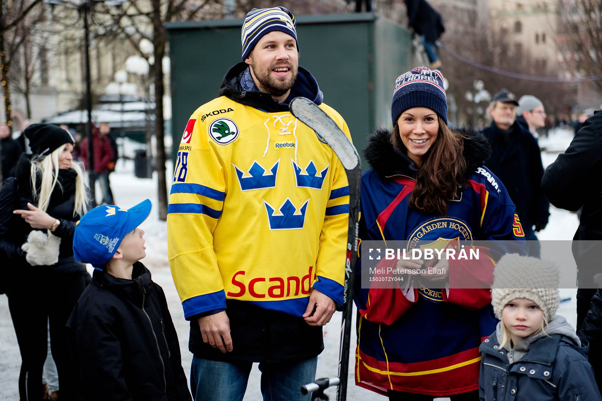 Dick Axelsson och Djurgårdens Valentina Lizana Wallner