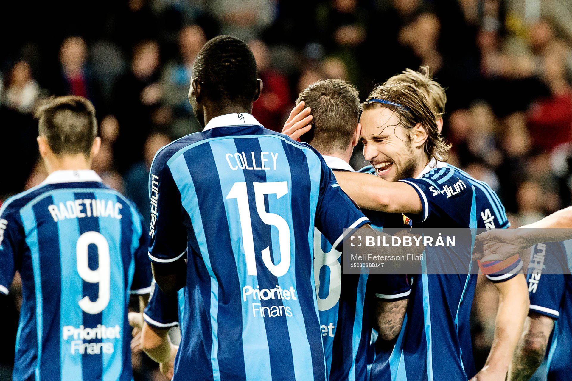 Djurgårdens Kevin Walker jublar