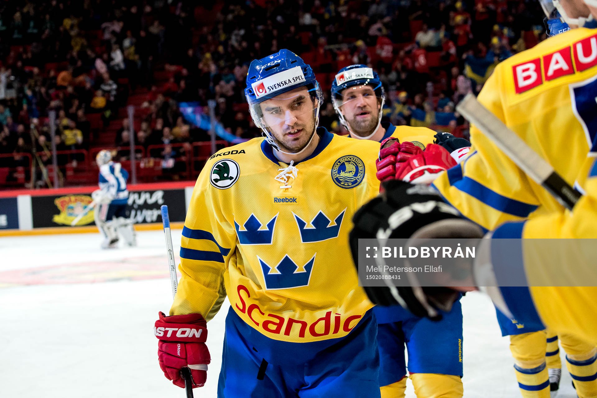 Sveriges Martin Johansson jublar
