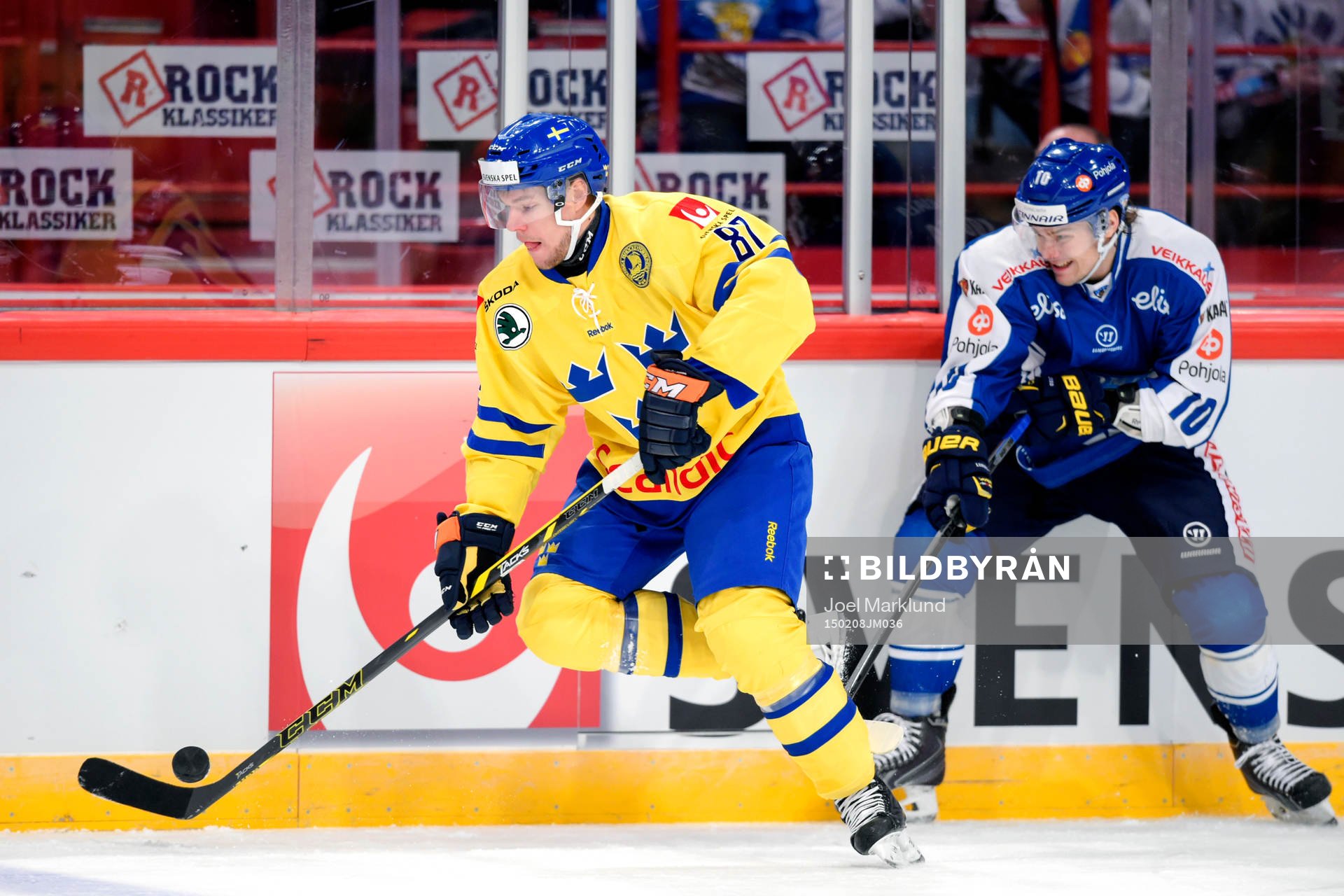 Sveriges Robert Rosén och Finlands Mikko Kousa