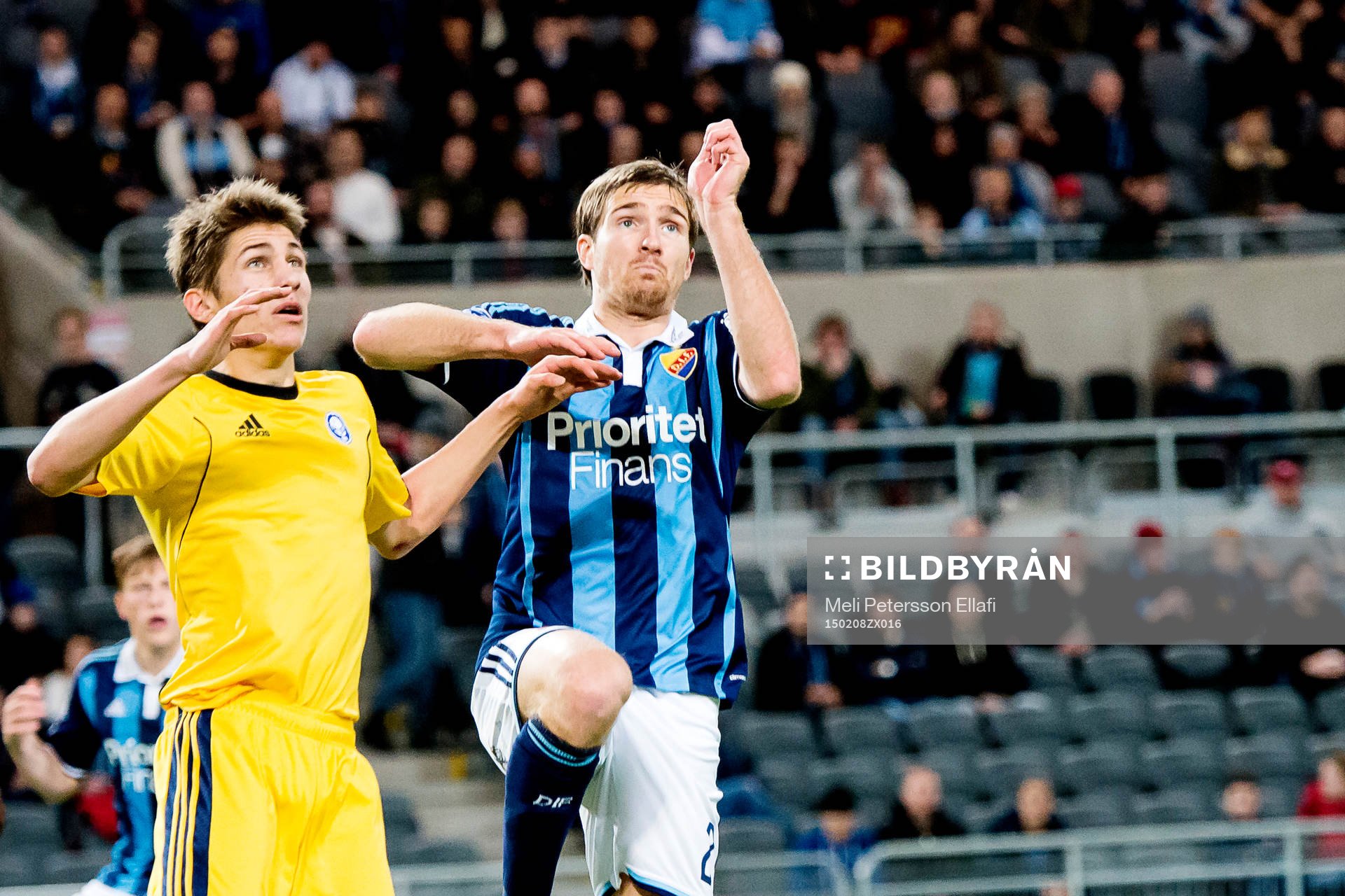 Helsingfors Roni Peiponen och Djurgårdens Jesper Arvidsson