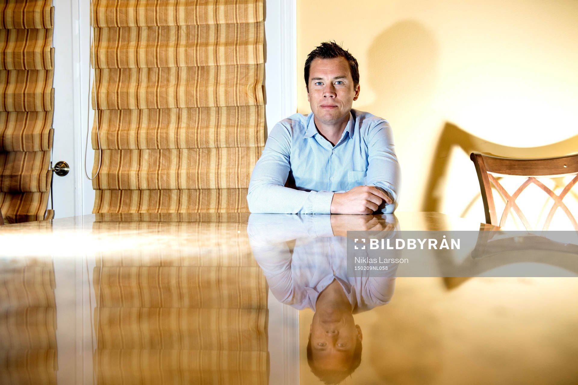 Malmös sportchef Daniel Andersson under en träning under försäsongslägret den 09 februari 2015 i Bradenton.