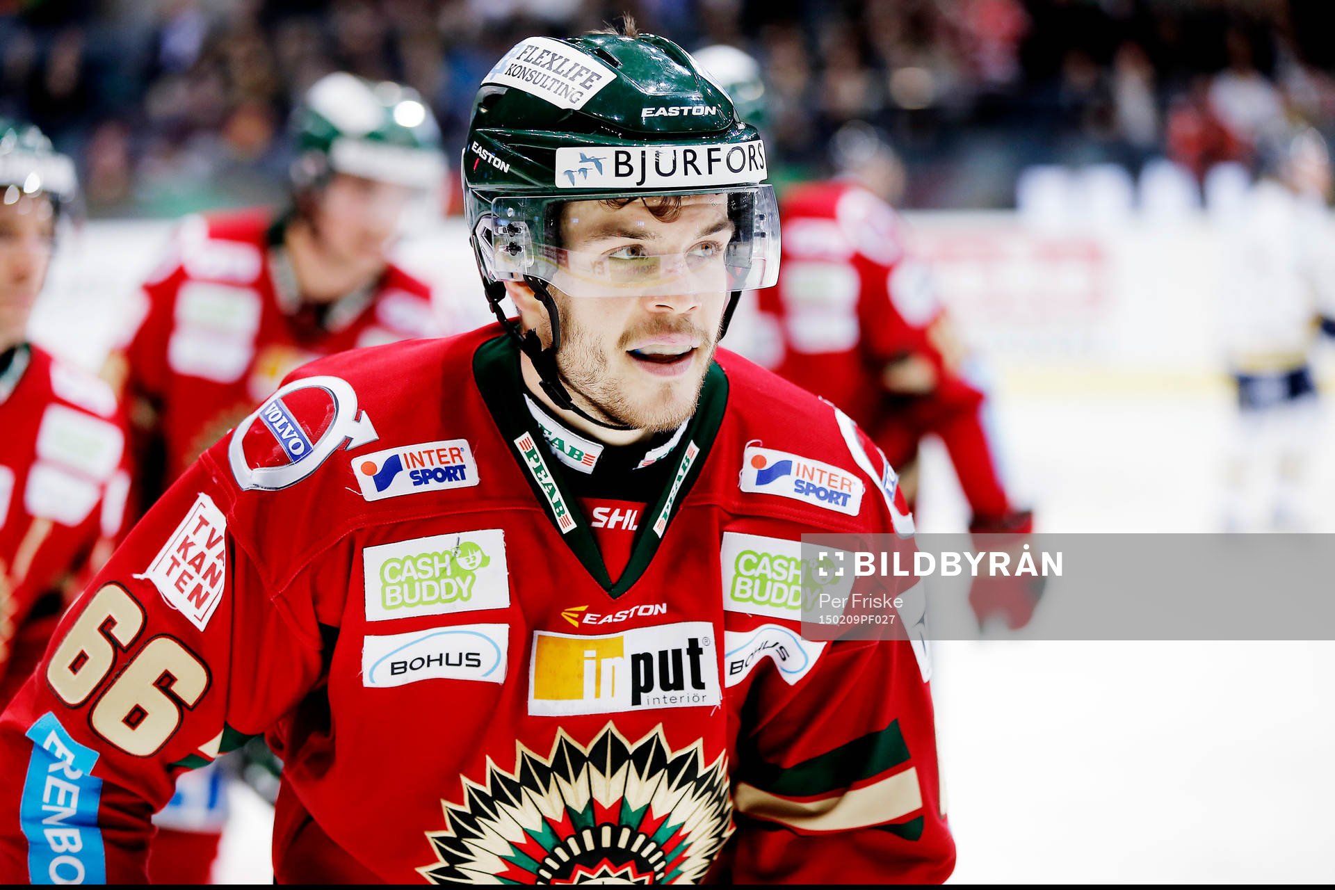 Frölundas Oscar Fantenberg jublar