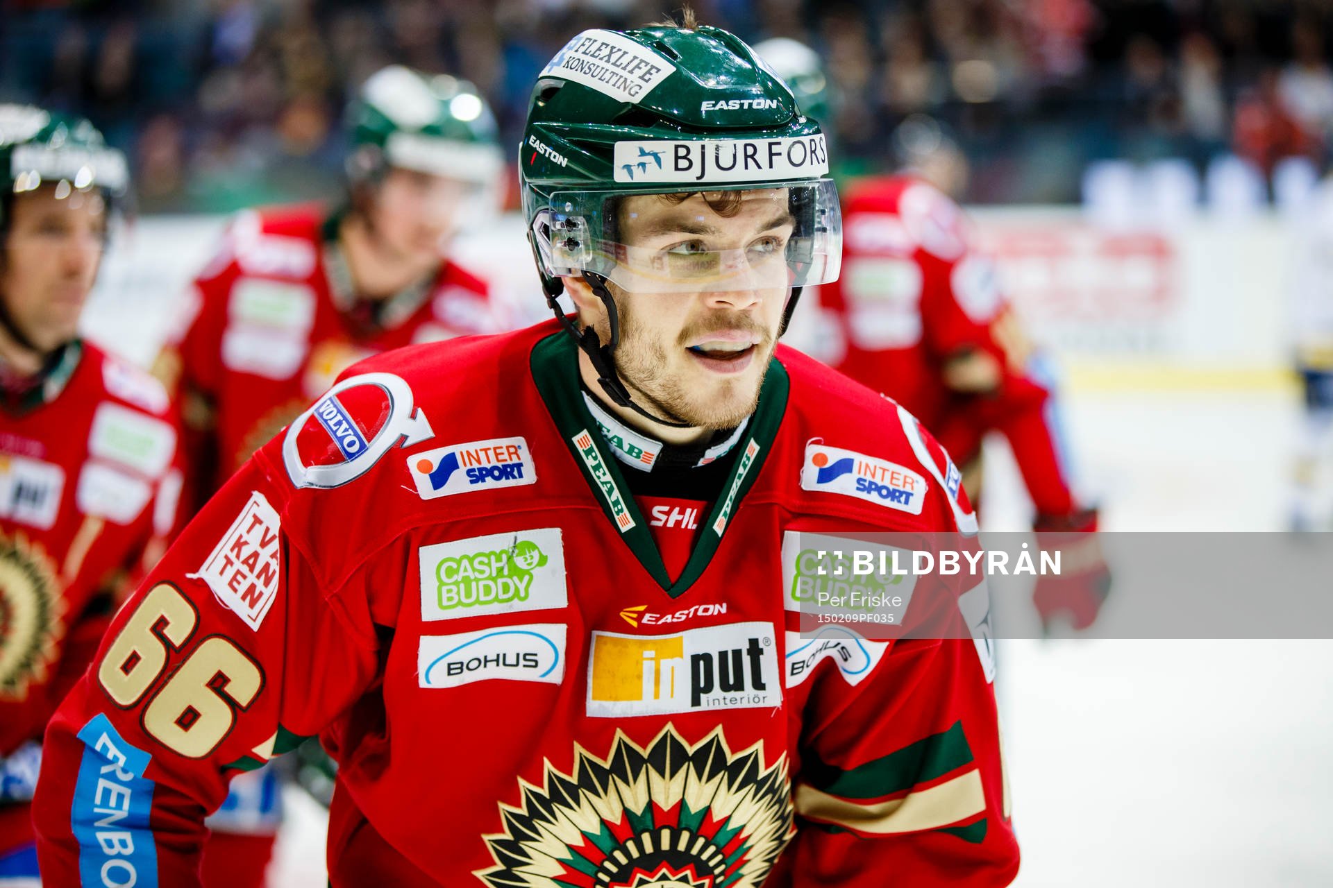 Frölundas Oscar Fantenberg jublar