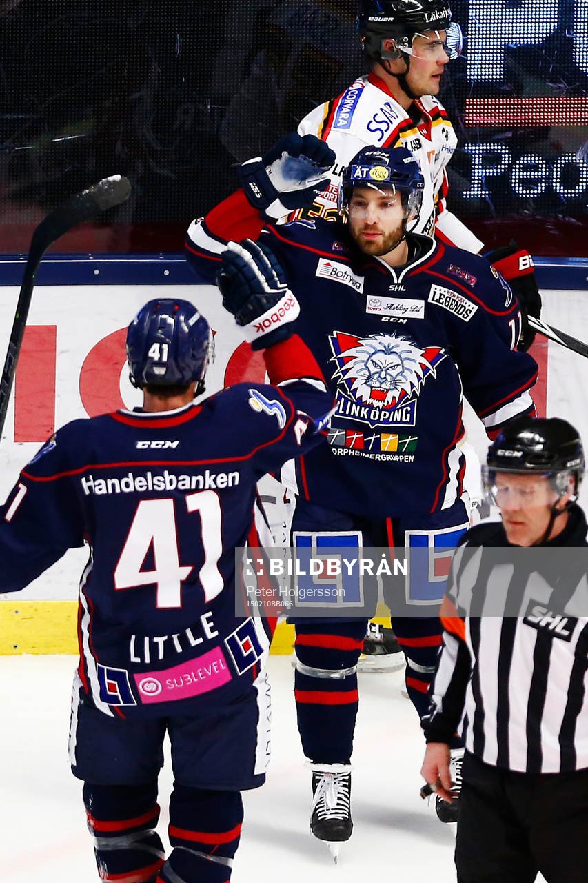 Linköpings Jacob Micflikier jublar
