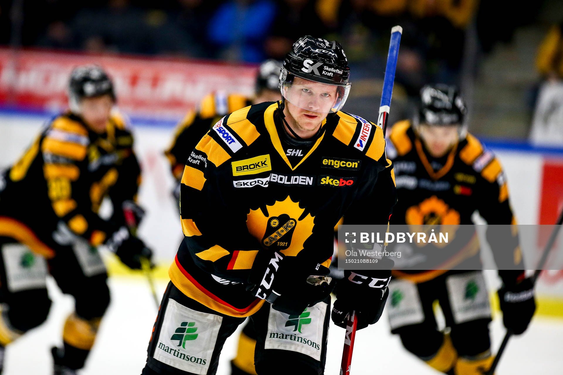 Skellefteås Tim Heed och Janne Pesonen jublar