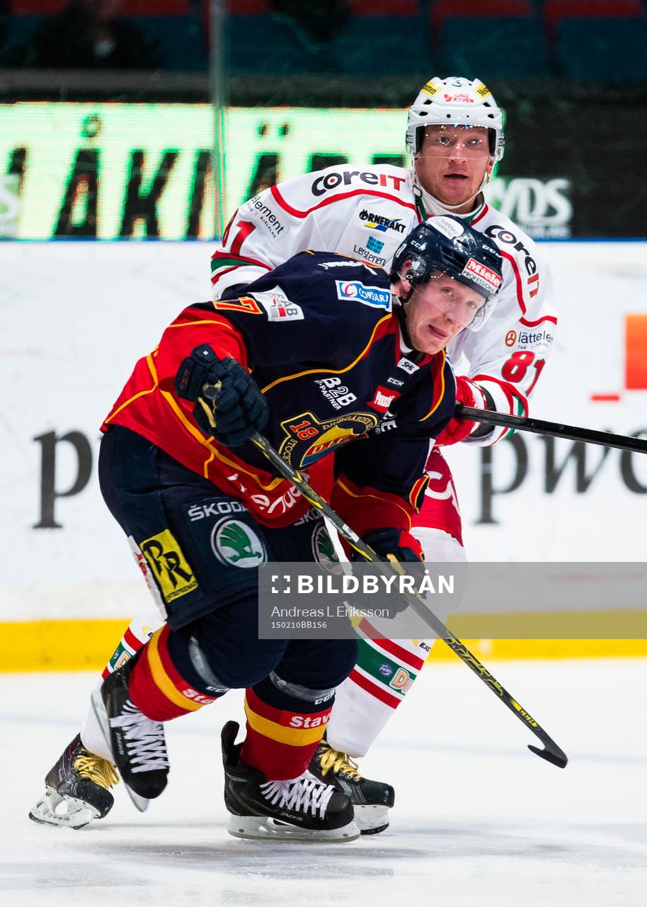 Djurgårdens Henrik Eriksson och Modos Marcel Hossa