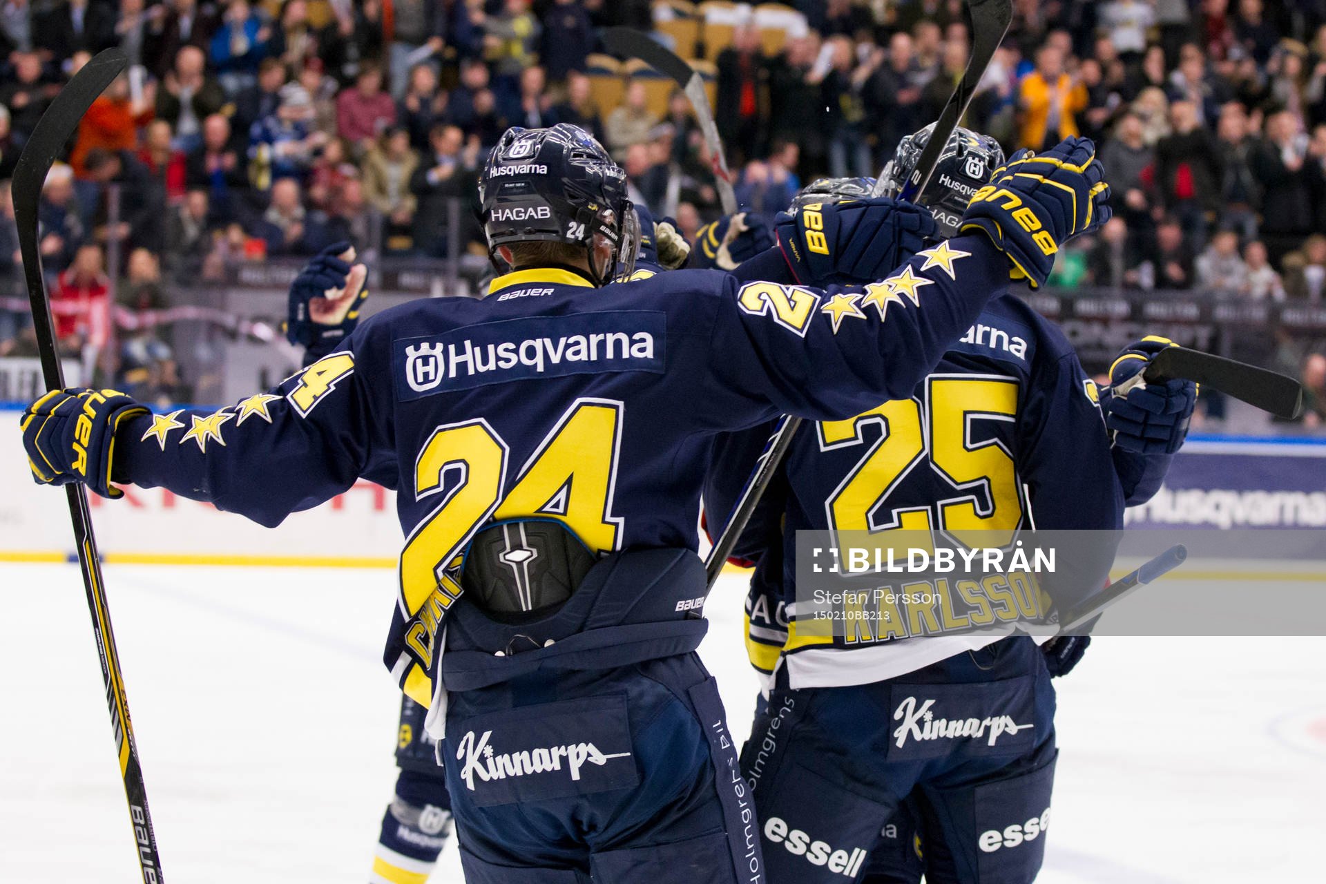 s Erik Christensen och Mattias Karlsson jublar