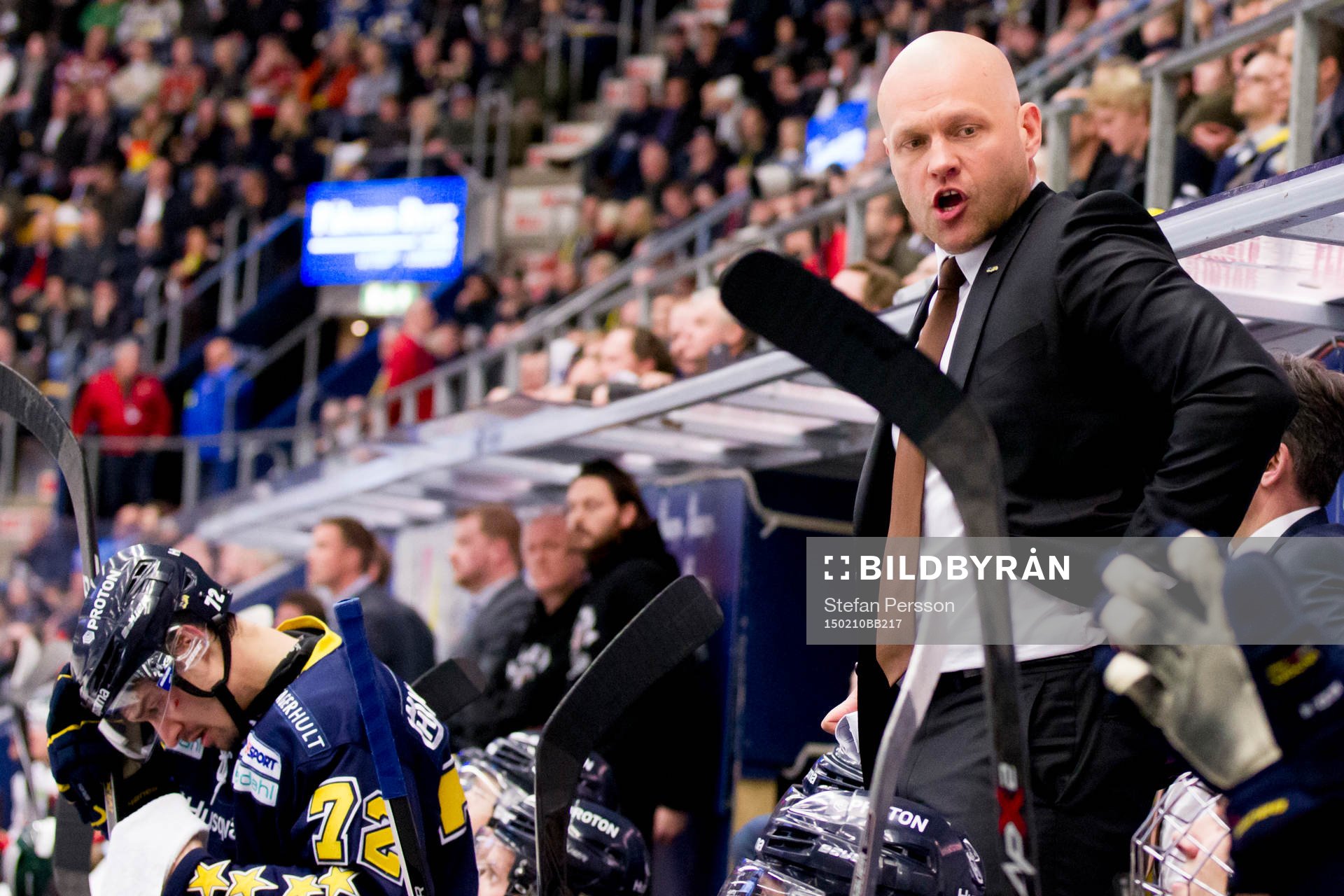 s tränare Andreas Johansson missnöjd med domslut