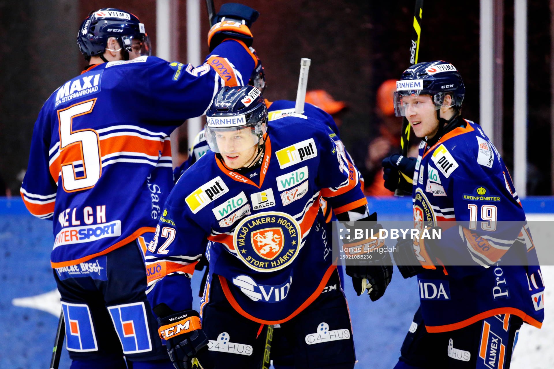 Växjös Nick Johnson jublar