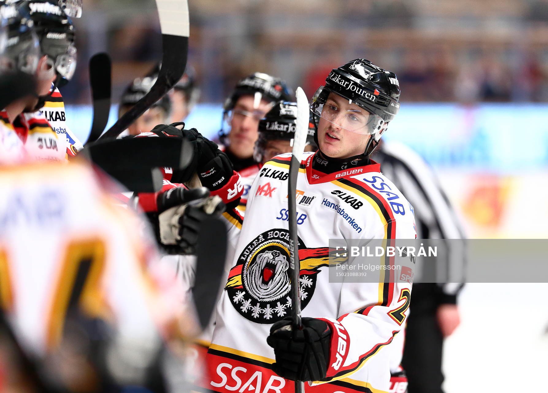 Luleås Dean Kukan jublar