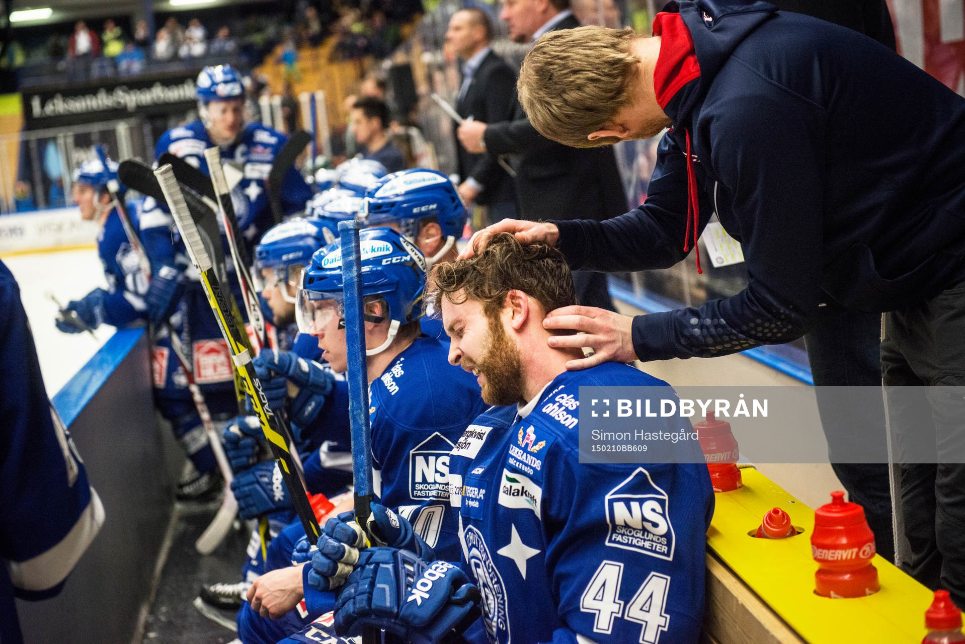 Leksands Mattias Guter har ont i nacken