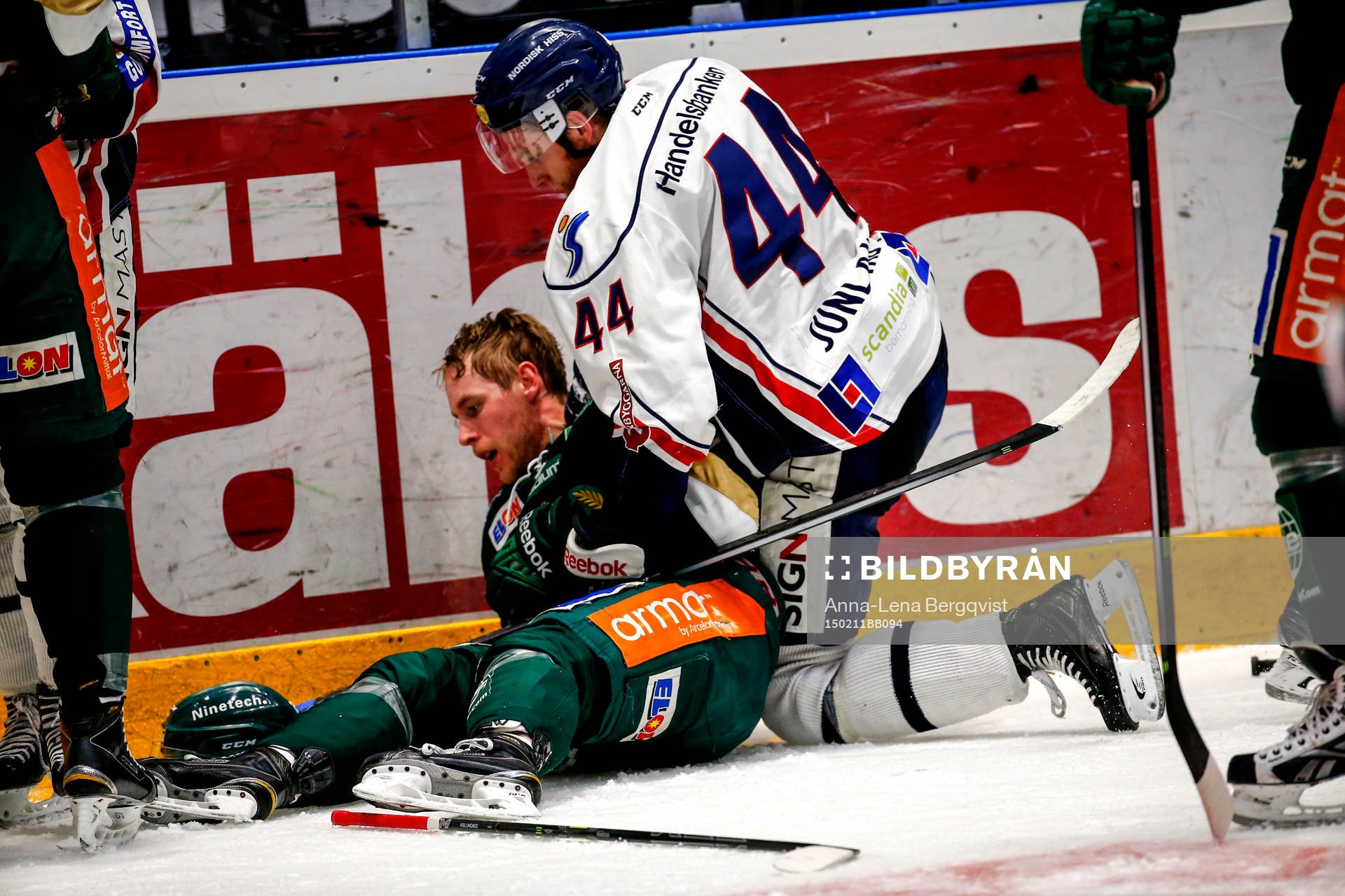 Färjestads Per Åslund och Linköpings Jonas Junland