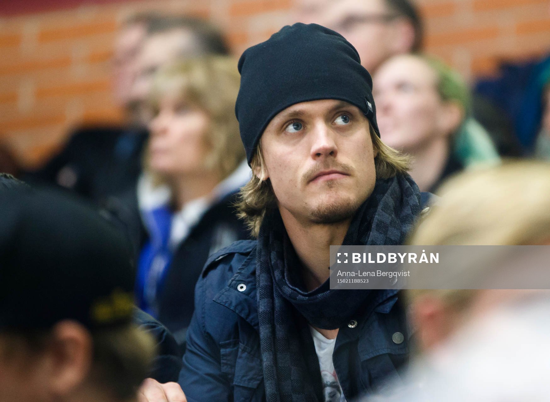Magnus Nygren sitter på läktaren
