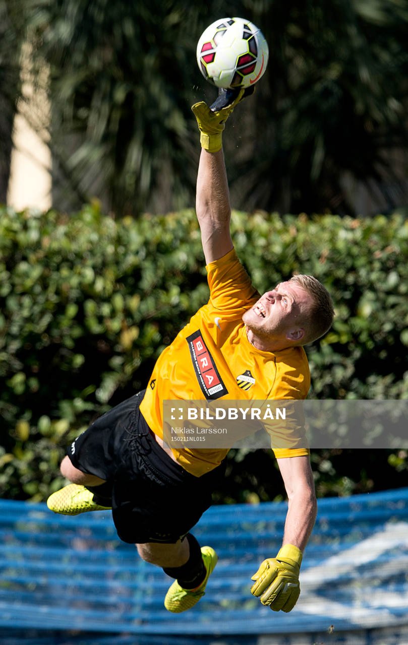 Häckens målvakt Christoffer Källqvist