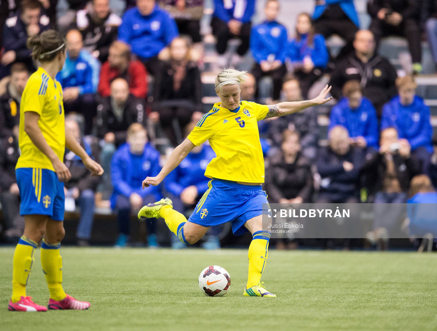 Sveriges Nilla Fischer gör 0-3 på frispark