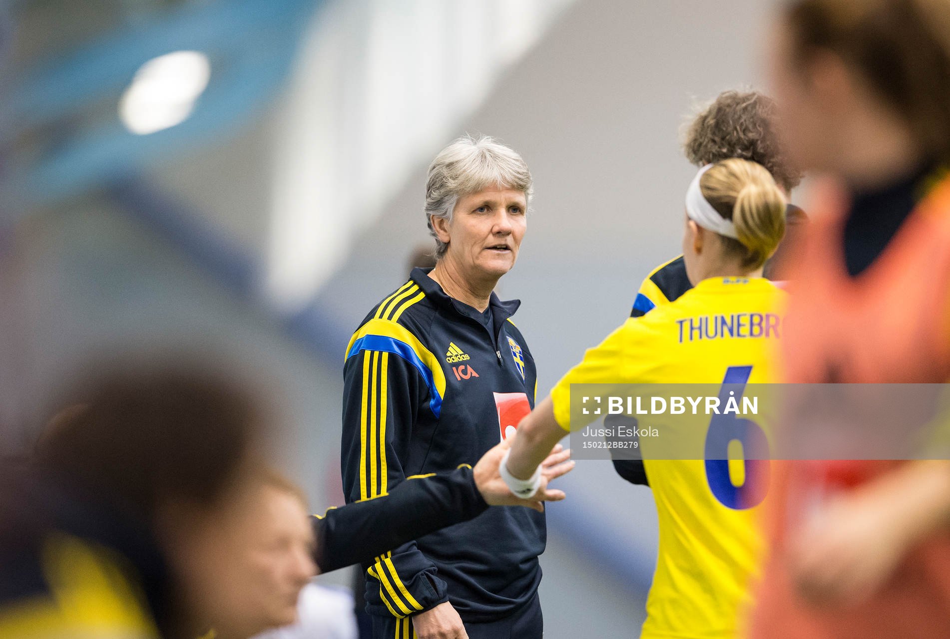 Sveriges förbundskapten Pia Sundhage