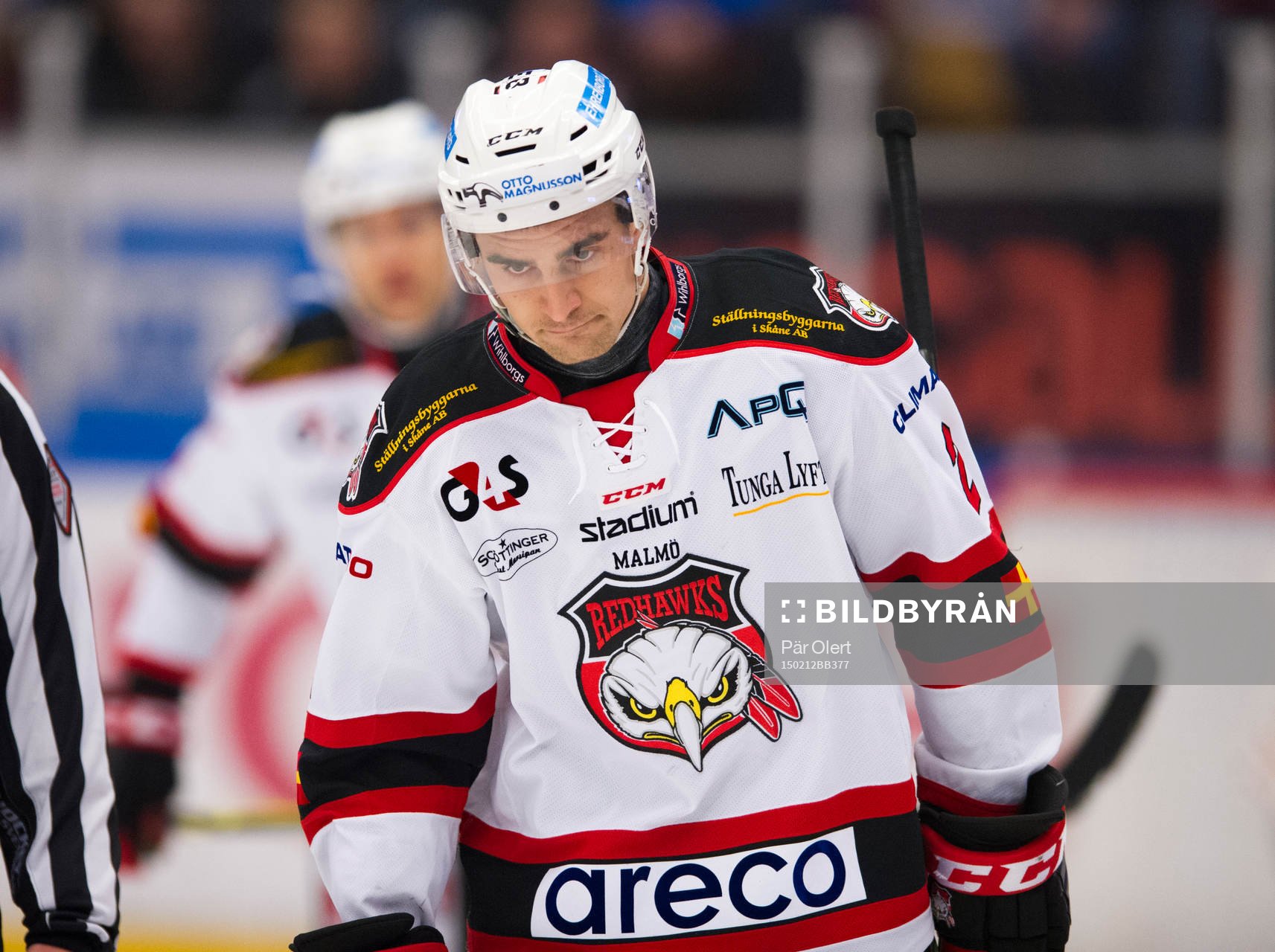 Malmö Redhawks Nils Andersson deppar