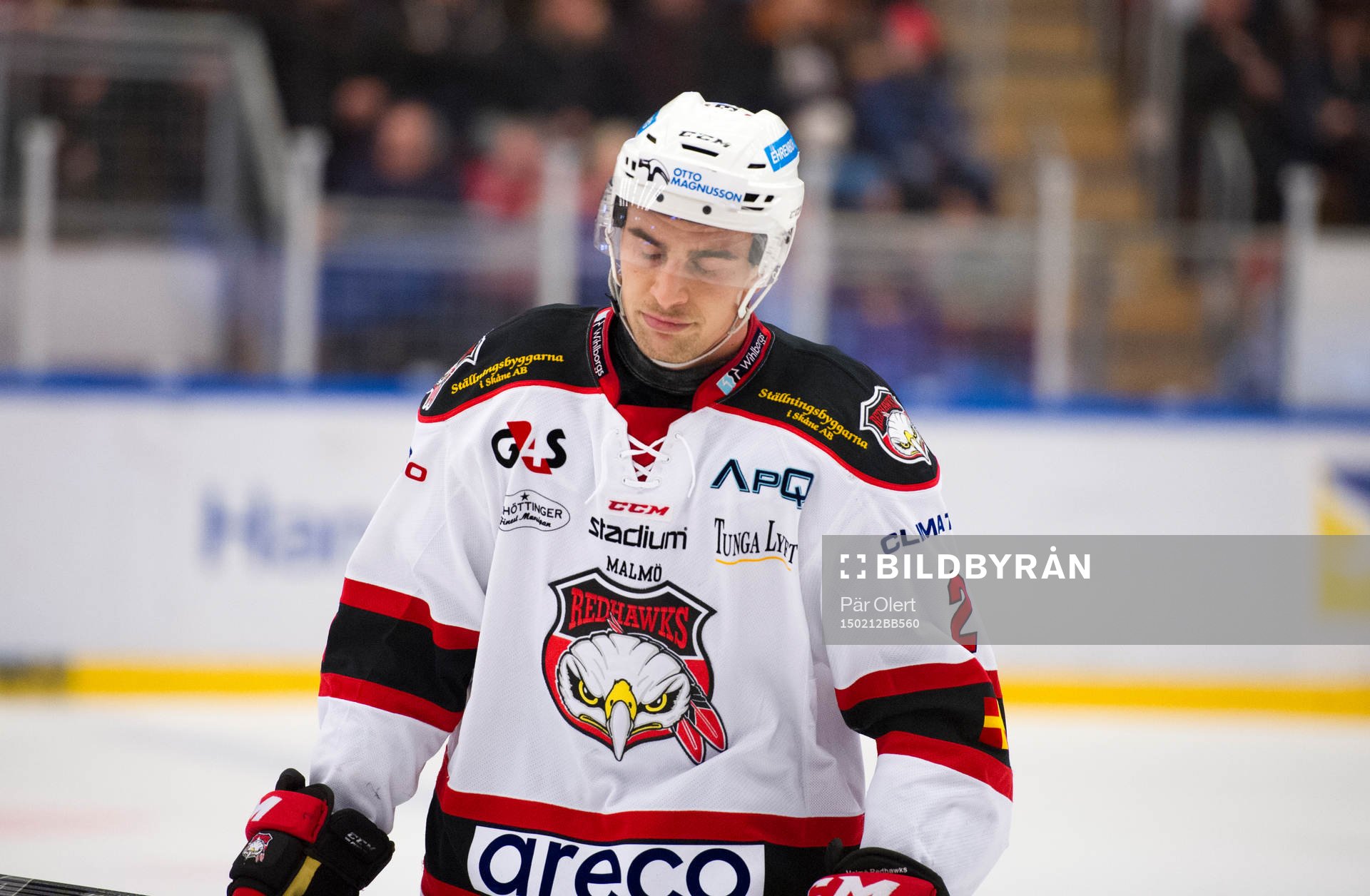 Malmö Redhawks Nils Andersson deppar