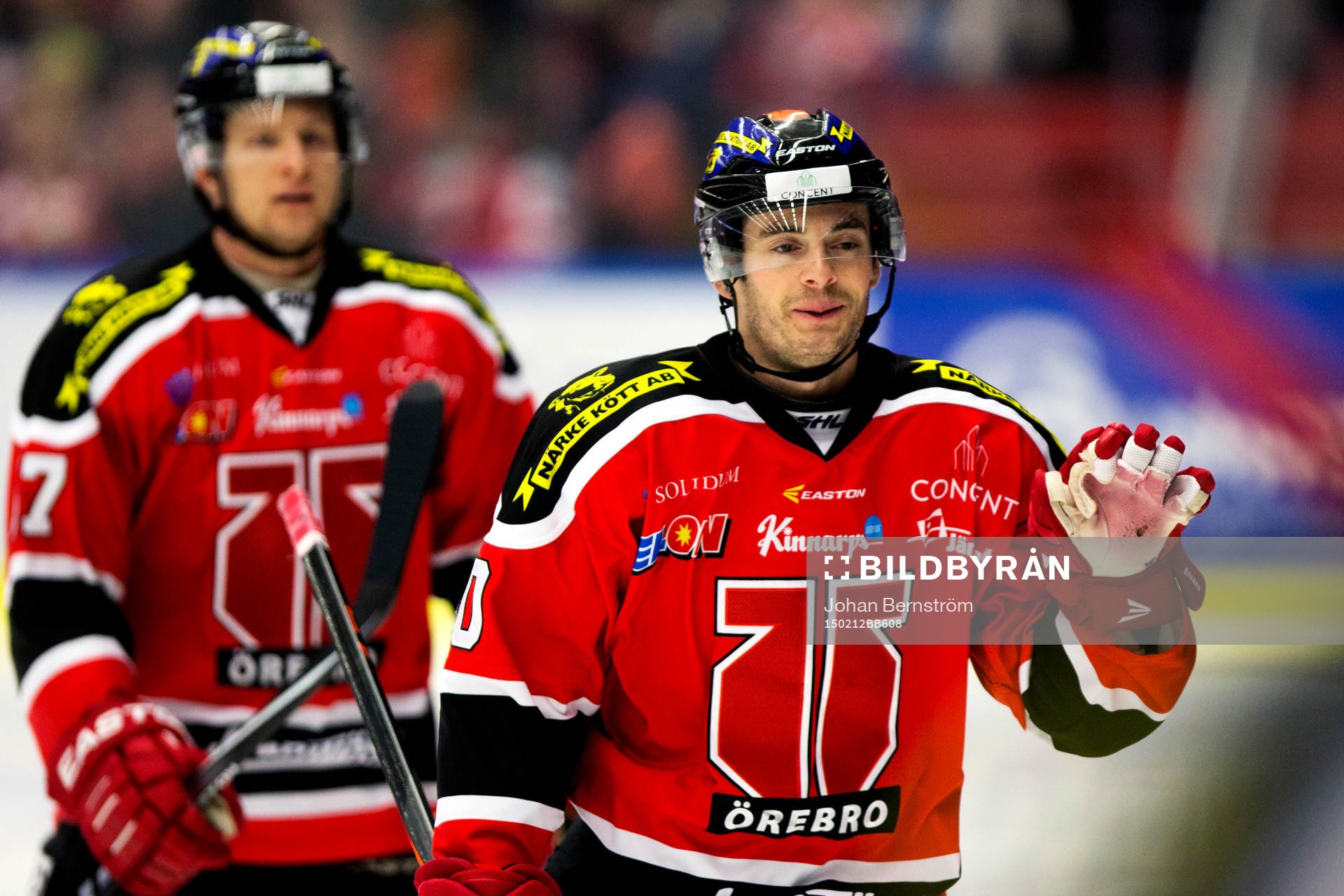 Örebros Derek Ryan jublar