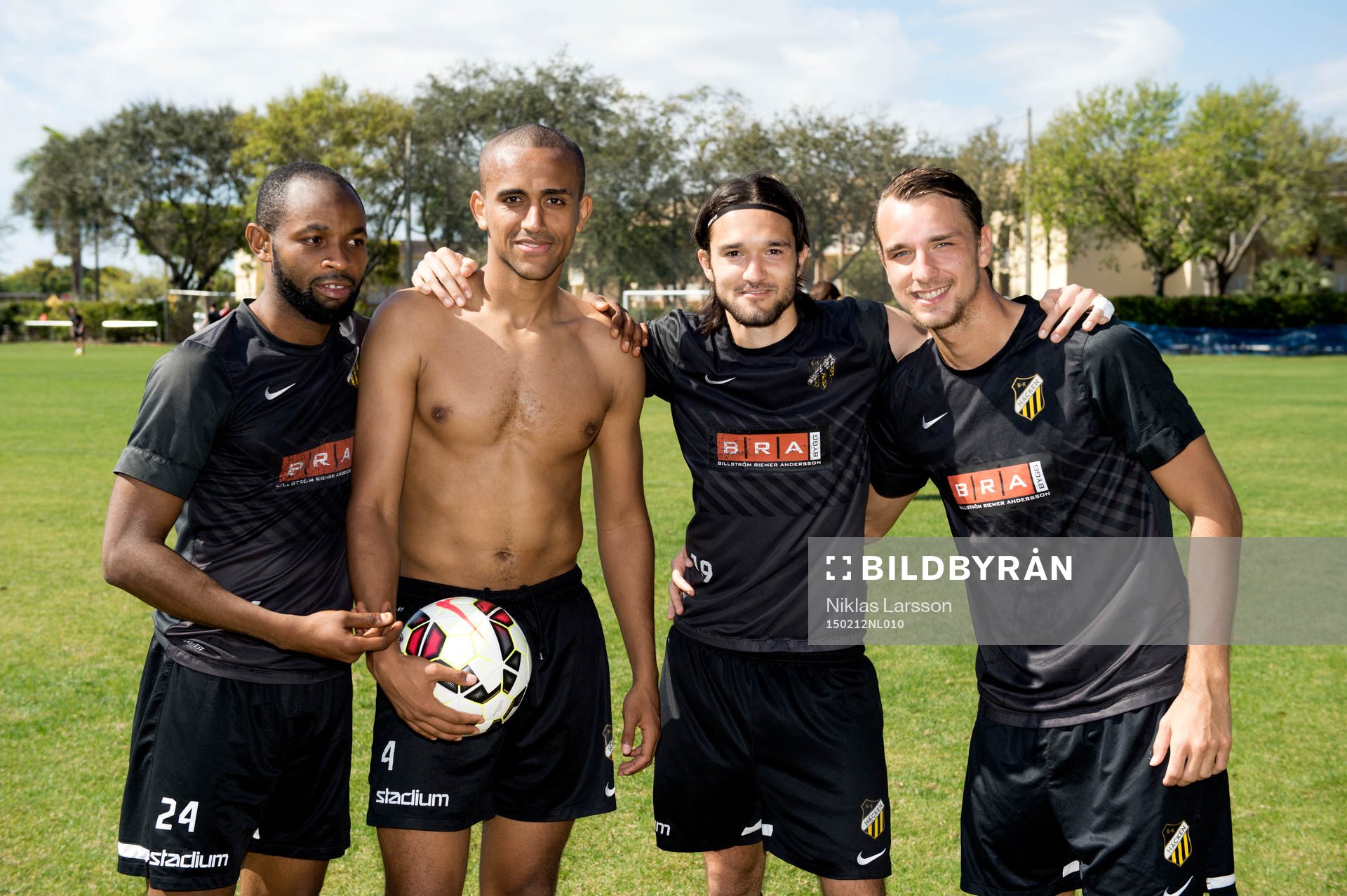 Häckens Rene Makondele, Walid Atta, Leonard Zuta och