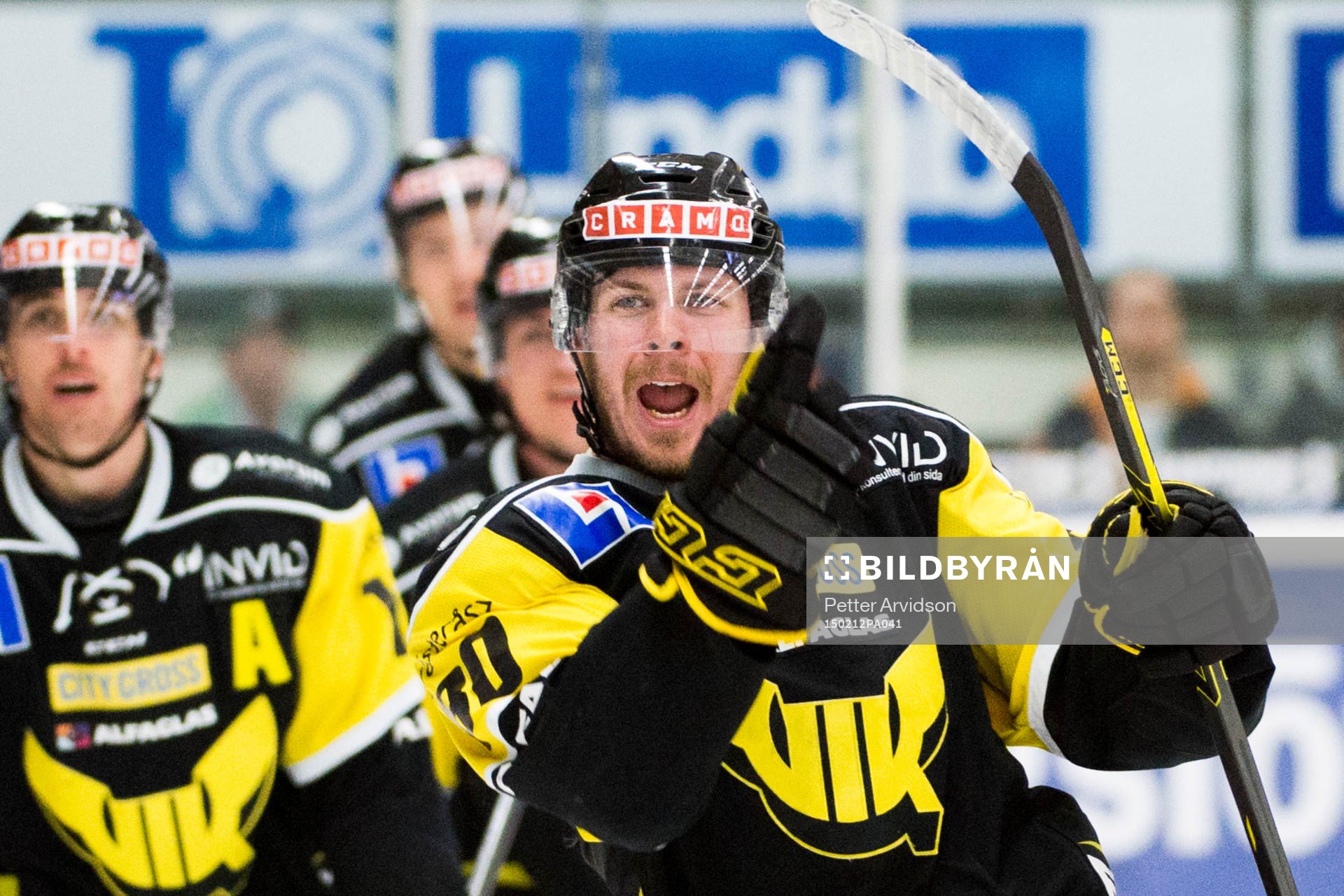 Västerås Eddie Davidsson jublar