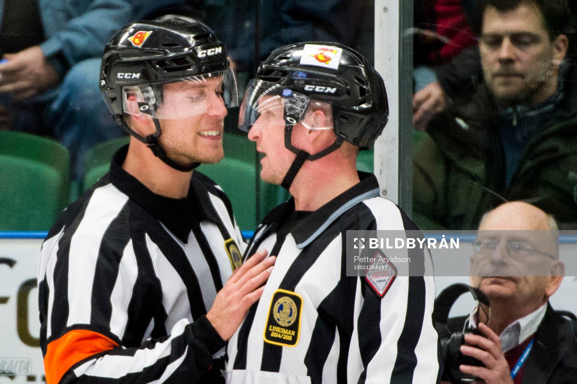 Domare Andreas Harnebring och Roland Gille