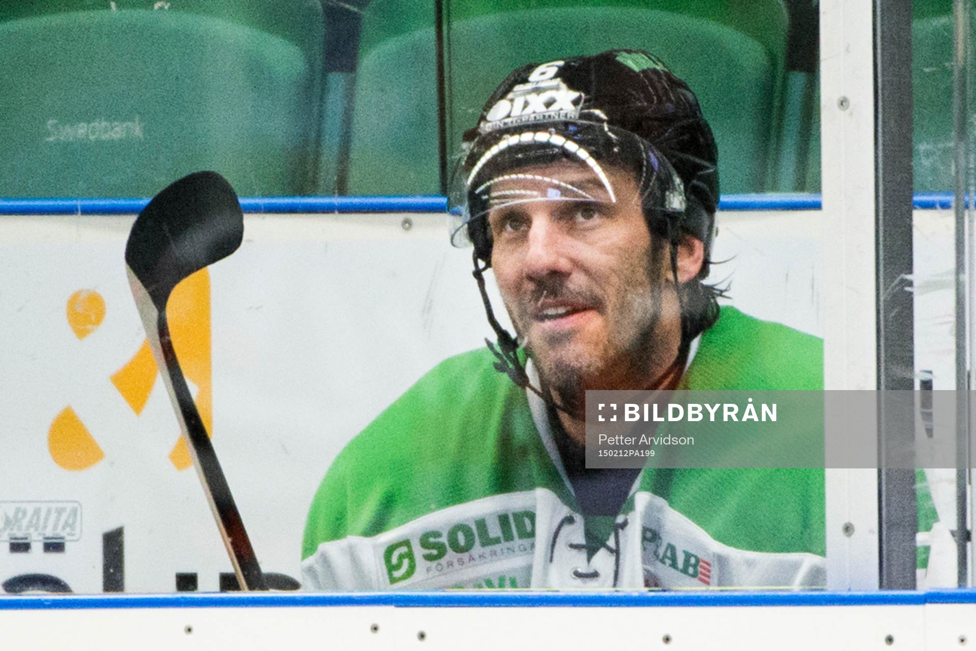 Rögles Andreas Lilja i utvisningsbåset