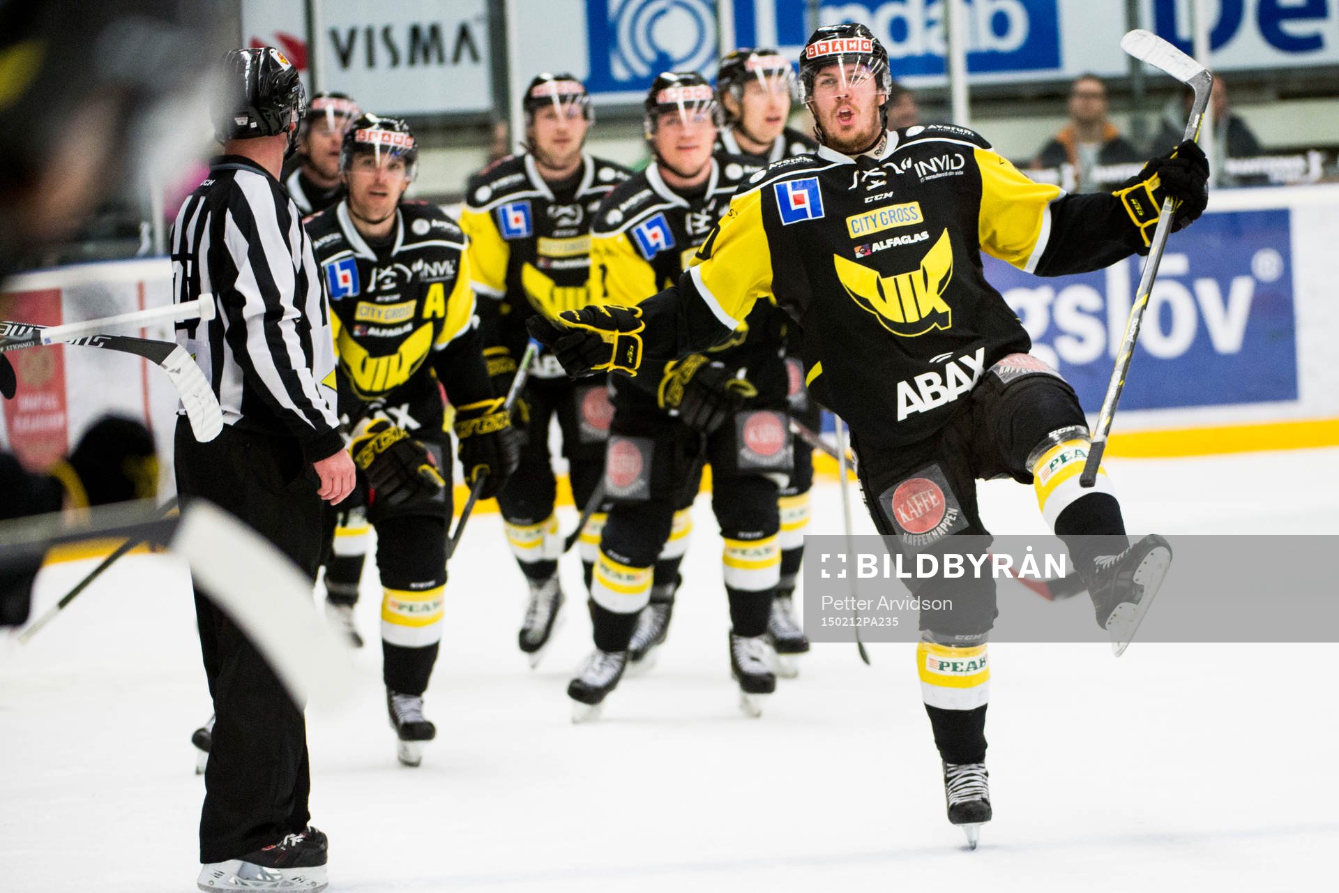 Västerås Eddie Davidsson jublar
