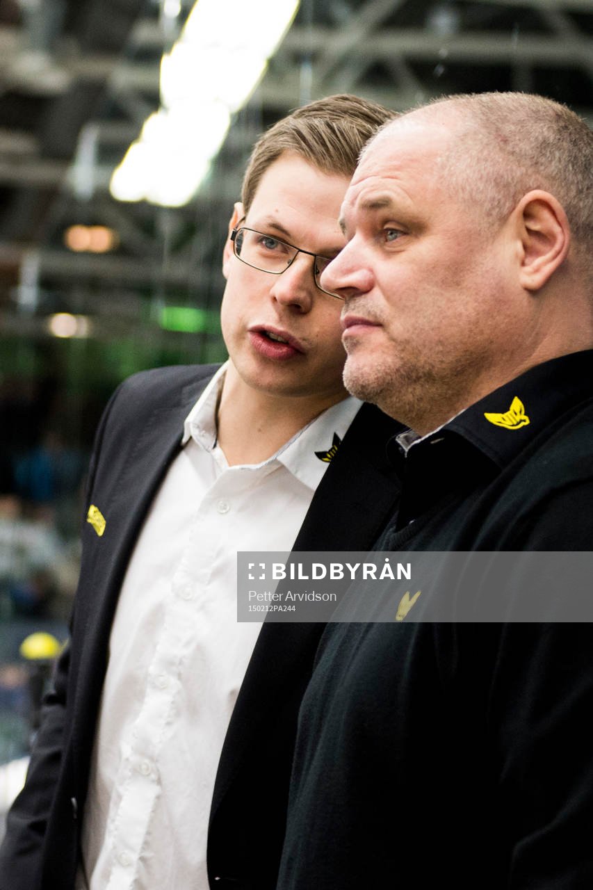 Västerås tränare Martin Filander och assisterande